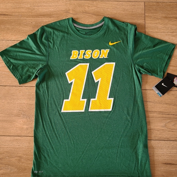Nike Other - NWT! Nike Dri fit NDSU Bison jersey Tshirt # 11